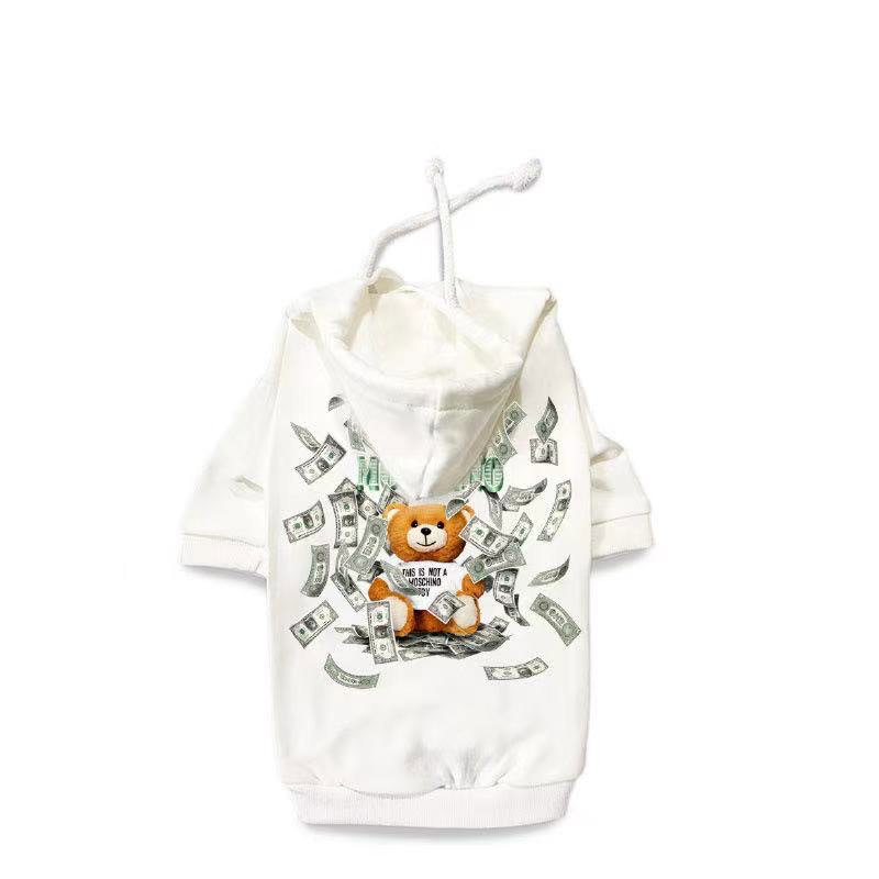 Moschino Hoodie White_1
