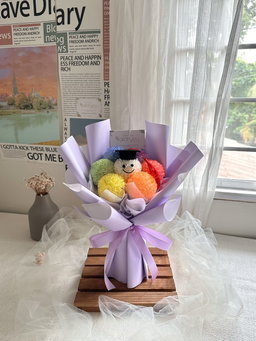 (GP003) Graduation Ping Pong Bouquet