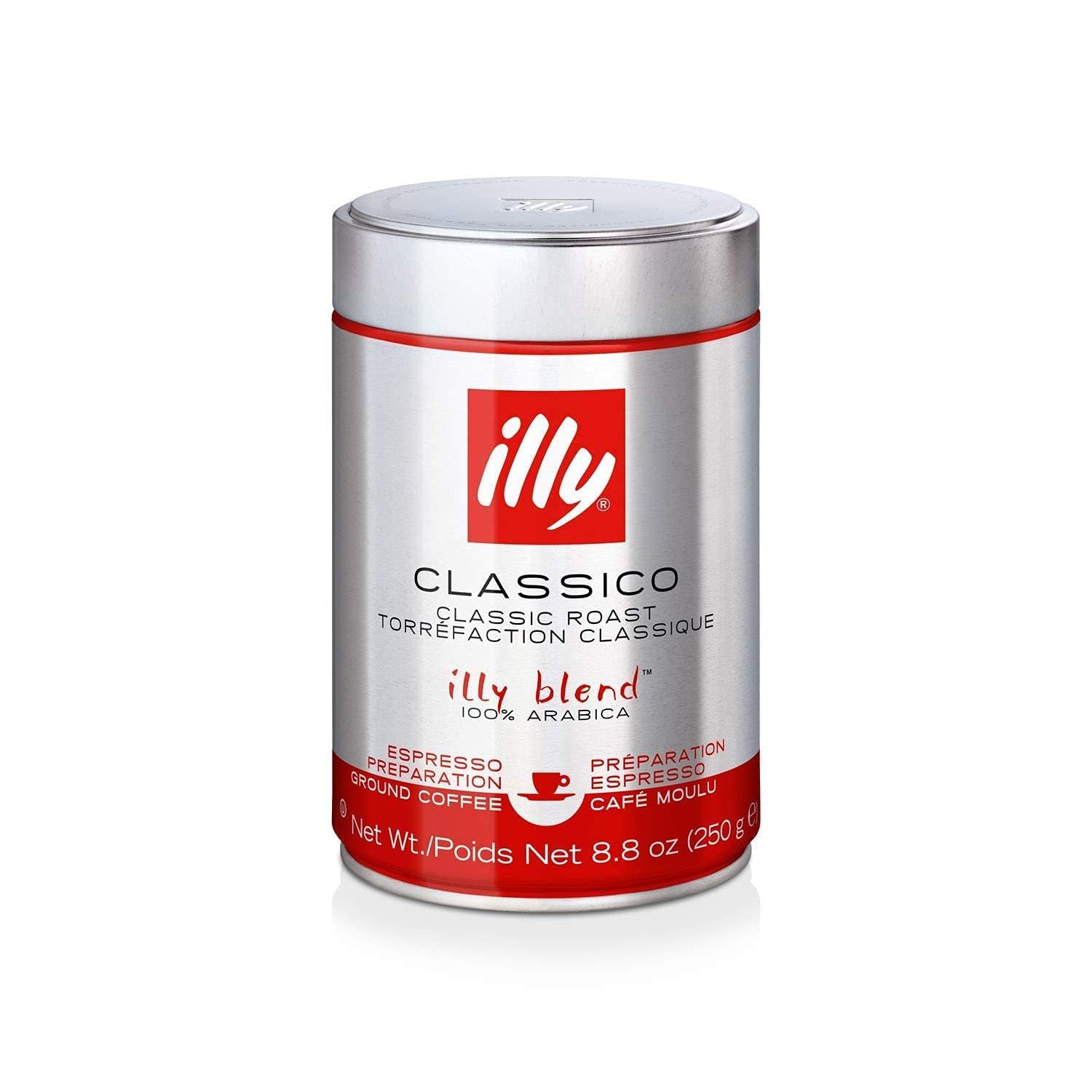 Illy Classico Arabica Filter Ground Coffee Medium Roast_0