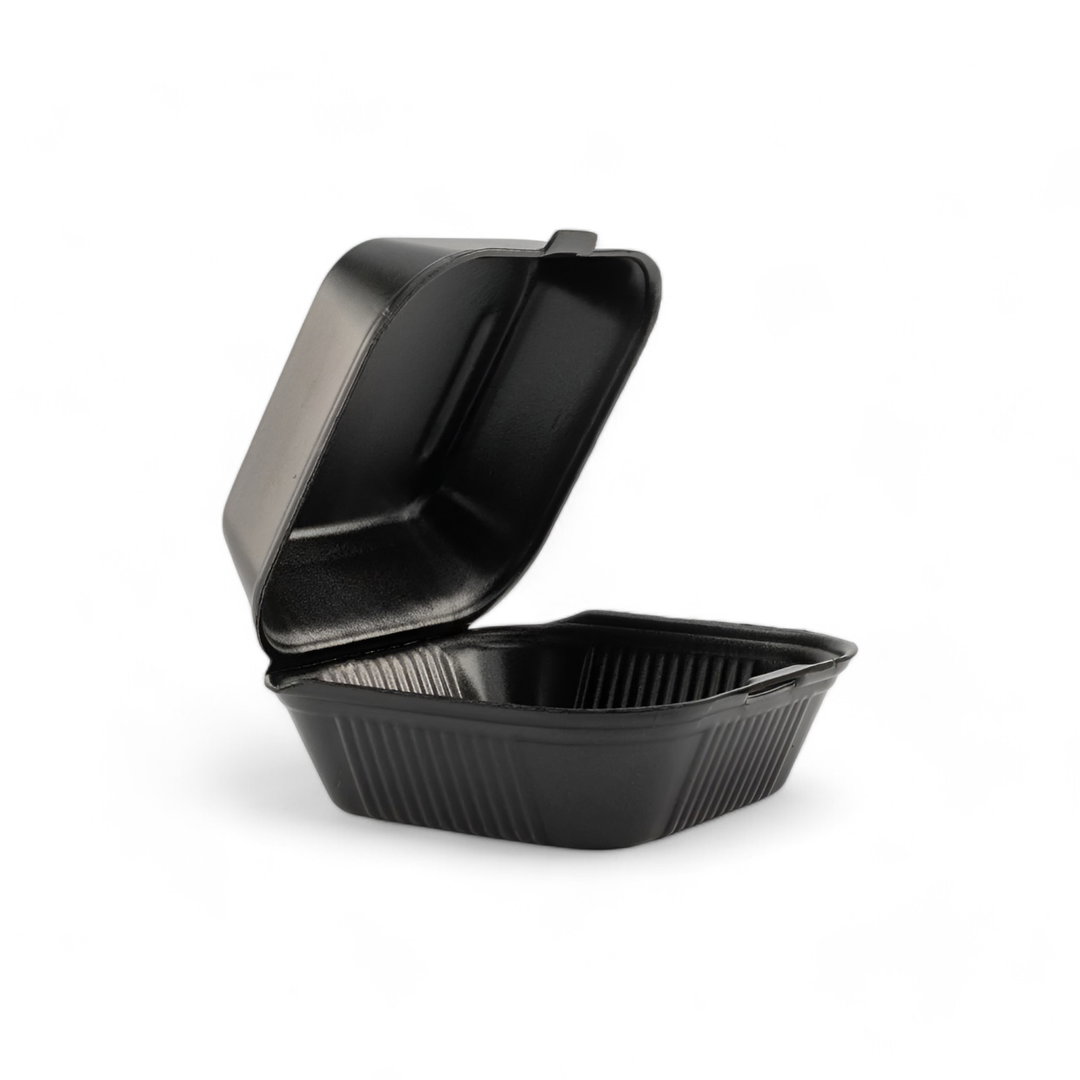 X PLATO 6 X 6 NEGRO S/MARCA PAQ (125 PZ )
