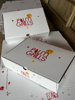 BRANDED CORRUGATED PLATTER BOXES - 8” x 8” x 2.5” 