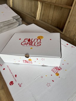 BRANDED CORRUGATED PLATTER BOXES - 8” x 8” x 2.5” 