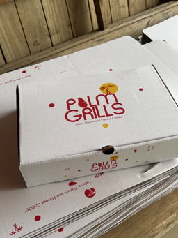 BRANDED CORRUGATED PLATTER BOXES - 8” x 8” x 2.5” 