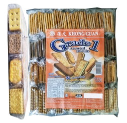 Khong Guan Assorted Biscuits - Grade 1 | 800g (40 packs)