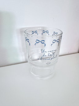 Ribbon blue glass