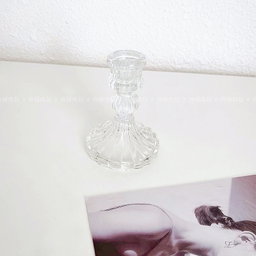 Glass candle stander