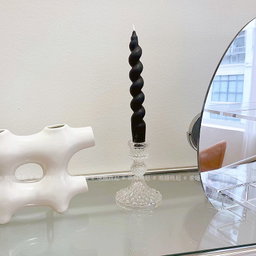Glass candle stander