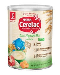 Cerelac Infant Cereal with Milk & Rice (6+ Months)