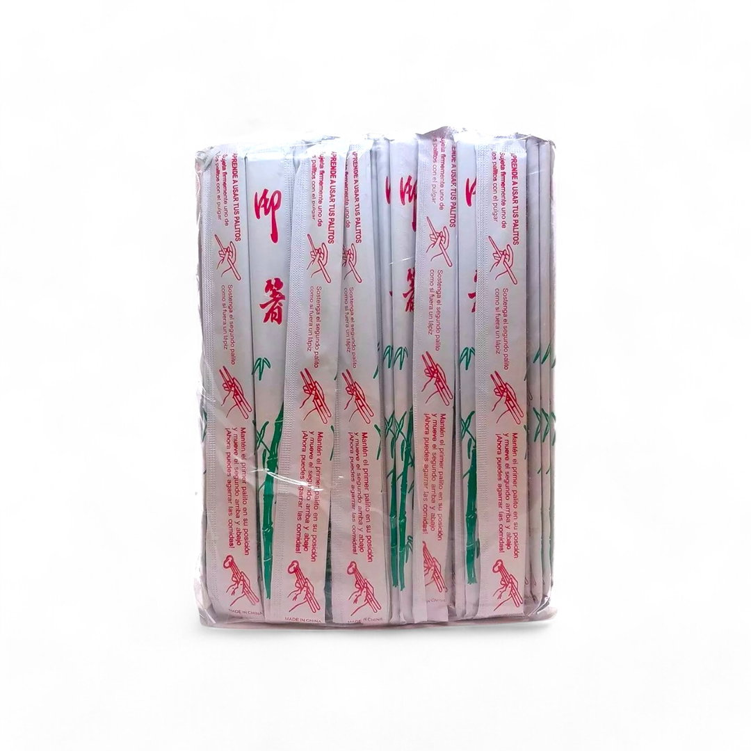 PALILLO BAMBU PAQ. (100 PZ) S/MARCA