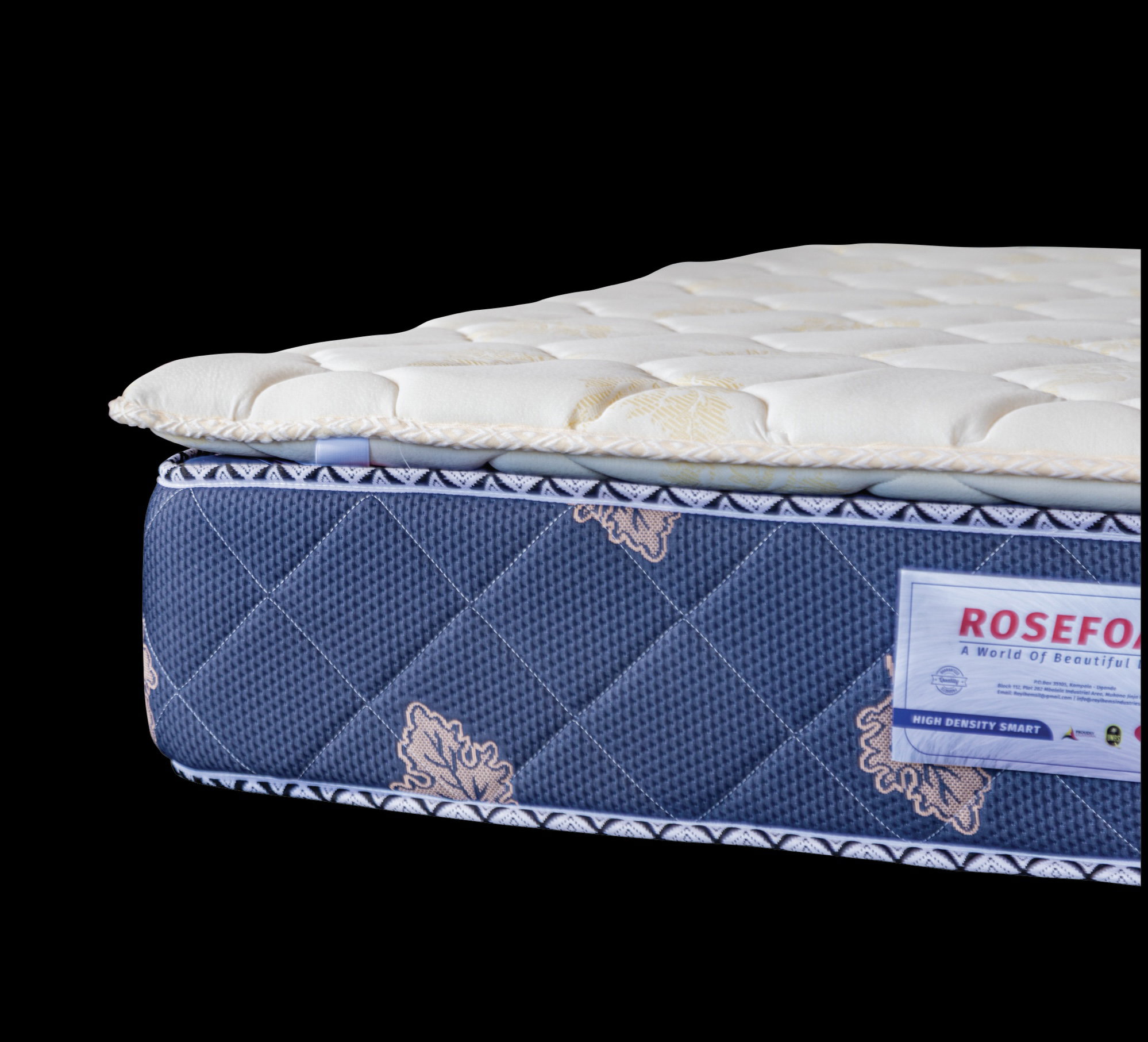  High Density Mattress Topper – 2 Inch Comforter with Straps. _2