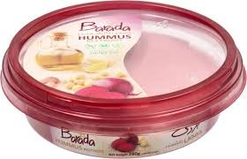 Barada Beetroot Hummus Snack with Virgin Olive Oil - vegan  gluten free  GMO free_0
