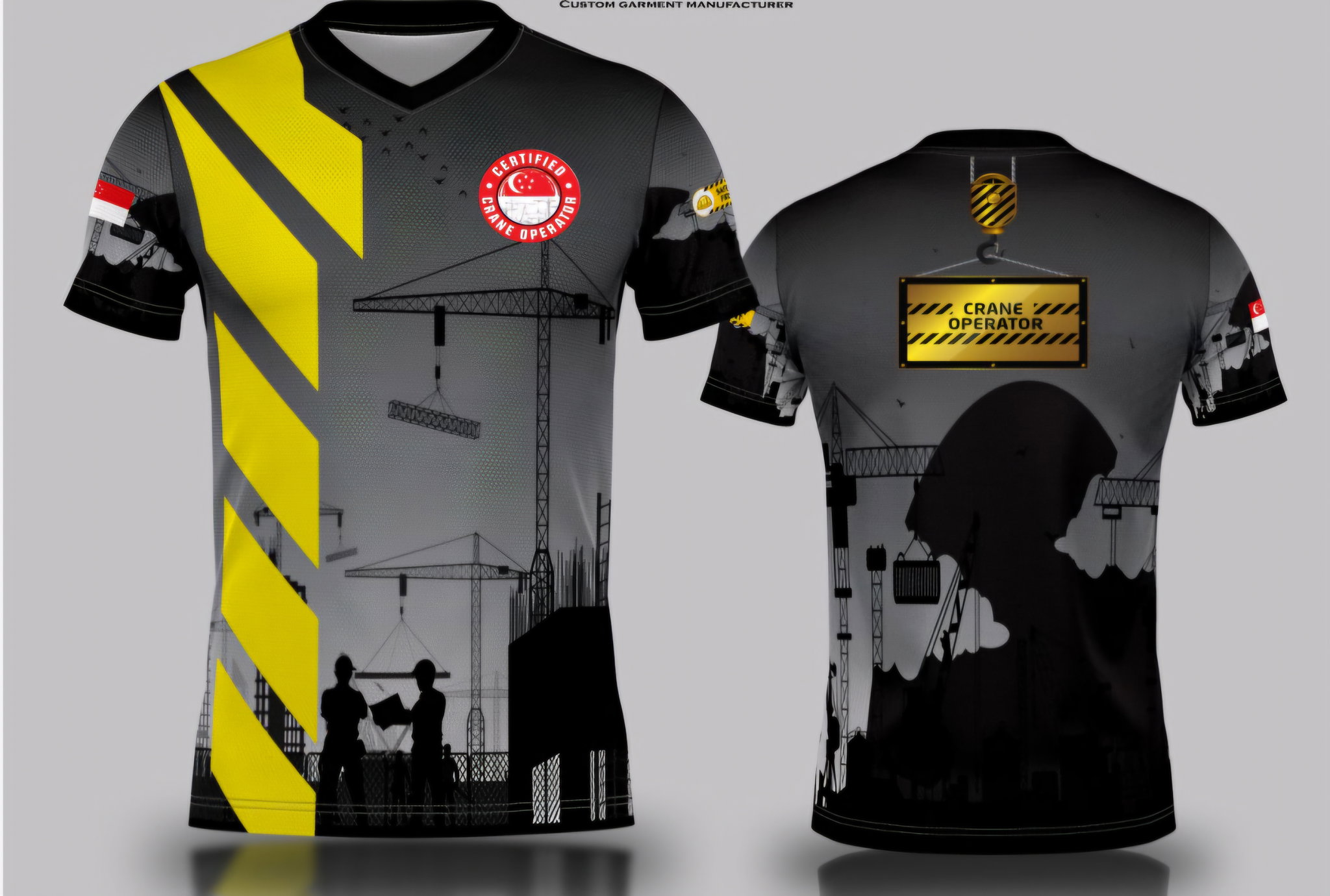 Crane Operator Shirt V1 Short Sleeve_0