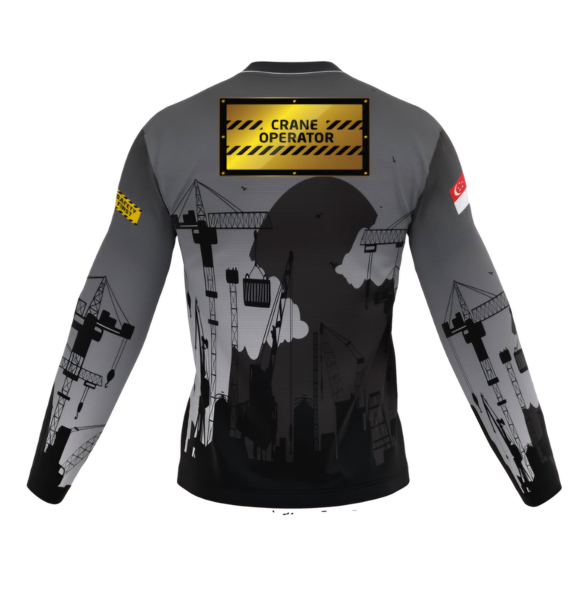 Crane Operator Shirt V1 Long Sleeve_1