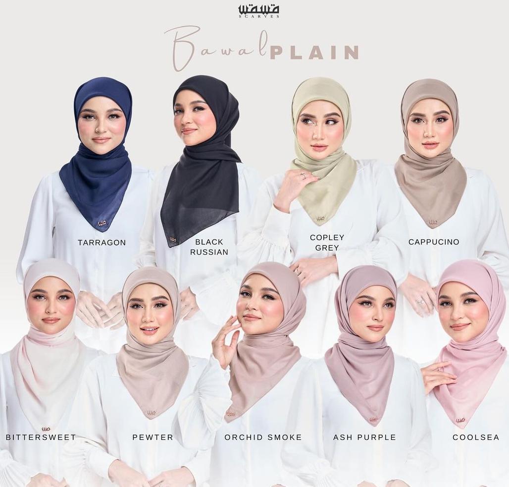 Bawal Plain Edition by Wawa Scarves