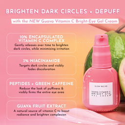 Glow Recipe Guava Vitamin C Bright Eye Gel Cream 15ml