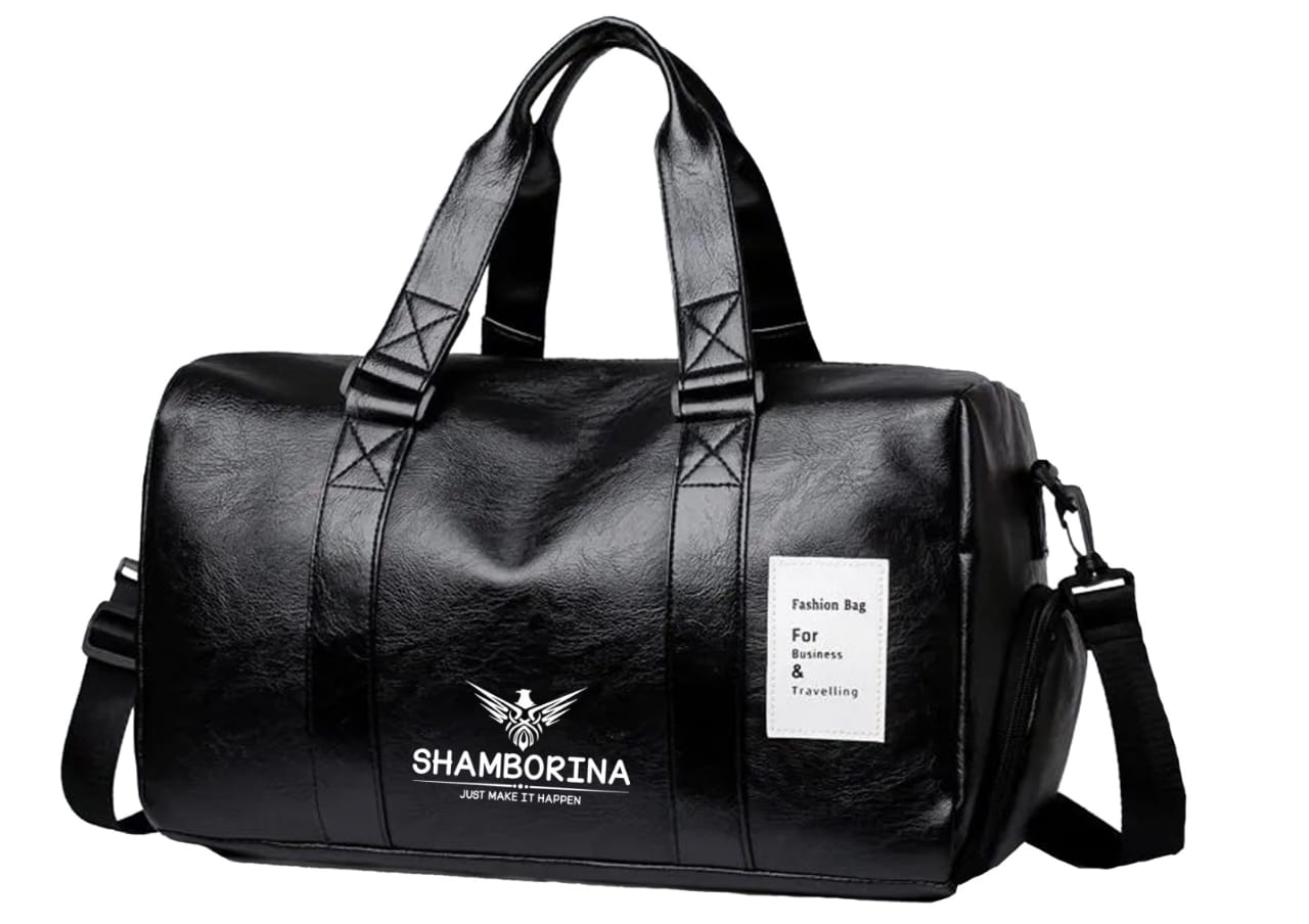 Classy duffel bag with shoe pocket_0