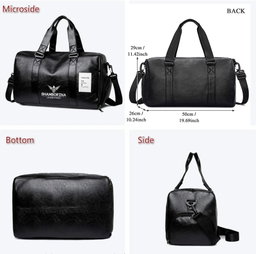 Classy duffel bag with shoe pocket