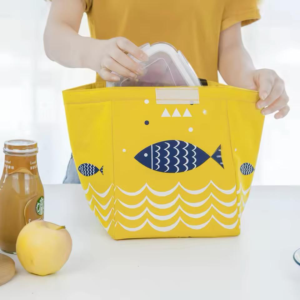 Waterproof Oxford Tote Lunch Bag_1