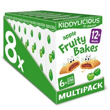 Kiddylicious Organic Whole Wheat Apple Fruity Baked Bars (12+ Months) - no added sugar  no added salt  artificial flavors free_0