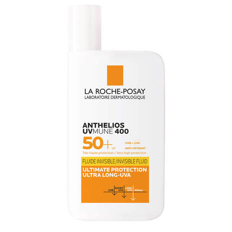 Anthelios UVMUNE 400 invisible fluid SPF50+ sun cream for sensitive skin| 50 mL