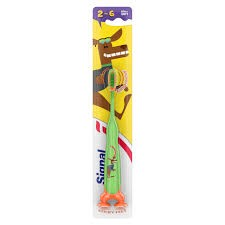 Signal Green & Yellow Ultra Soft Kids Toothbrush (2-6 Years)_0