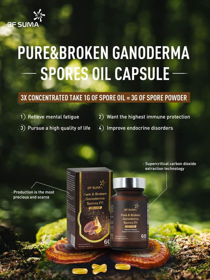 Pure and Broken Garnoderma Spore Oil capsules _2