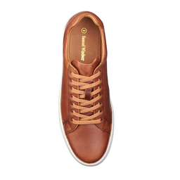 Leather trainer - Brown