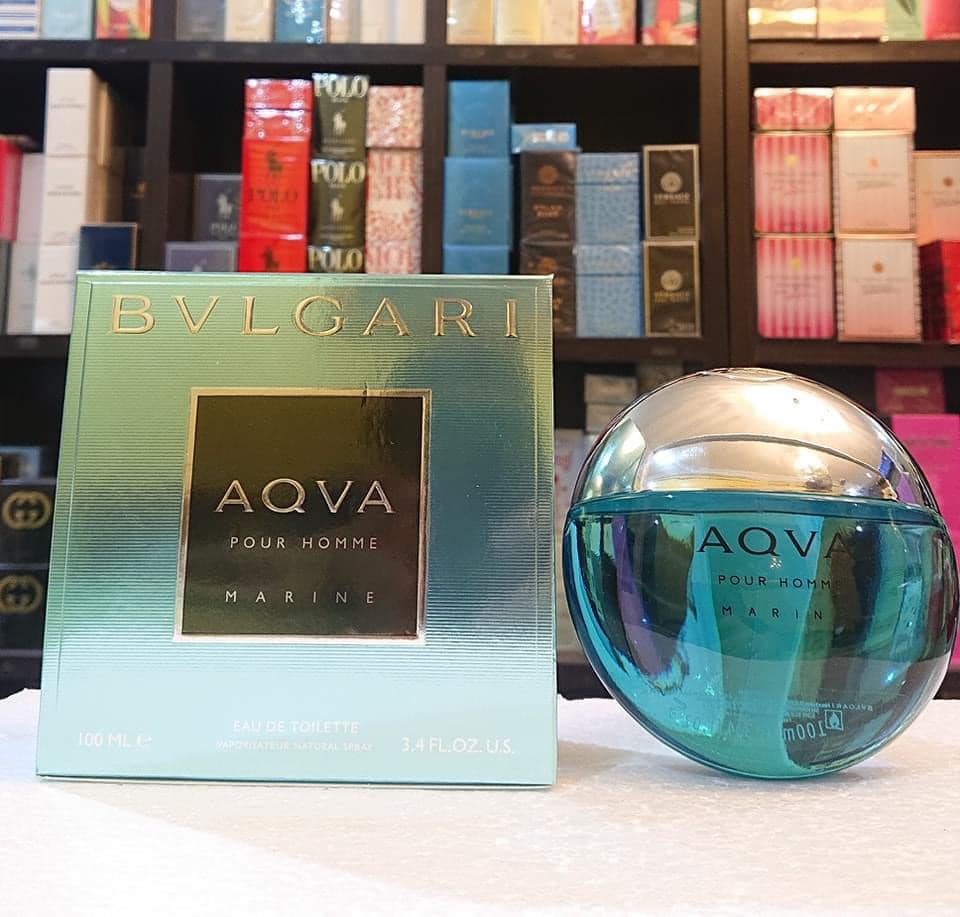Bvlgari Aqva Pour Homme Marine 100ml Edt Perfume (light blue)_0