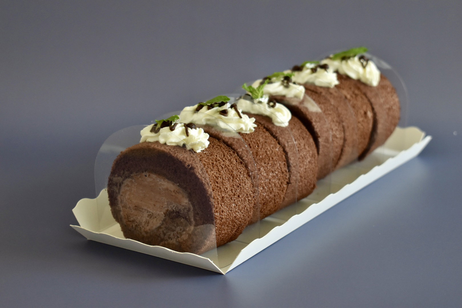 Super rich dark chocolate roll cake | 特濃朱古力卷蛋