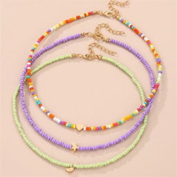 Summer Pastel Necklace (SET of 3)