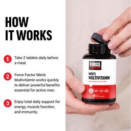 FORCE FACTOR MEN'S MULTIVITAMIN - 60 TABLETS