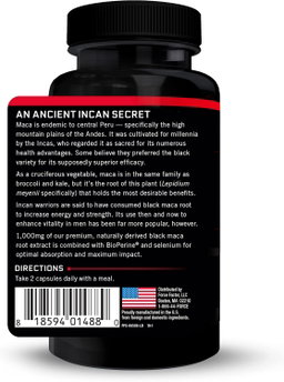 FORCE FACTOR BLACK MACA 60 CAPSULES