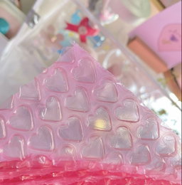 Heart bubble wrap ♡