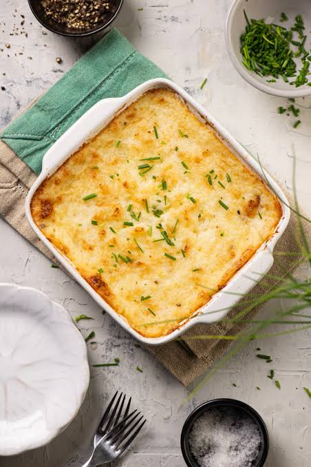 Baked Mashed Potatoes - بطاطس مهروسة في الفرن_0