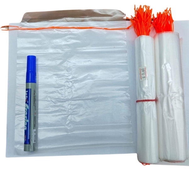 PLASTIC 7x9 (ORANGE) 38pcs x 2 (1 SET)