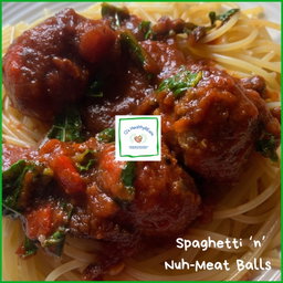 Spaghetti & "Nuh-Meat" Balls
