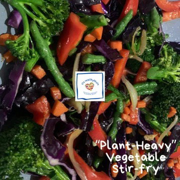 Plant-Heavy Vegetable Stir-Fry with Chicken