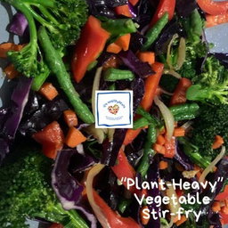 Plant-Heavy Vegetable Stir-Fry with Chicken
