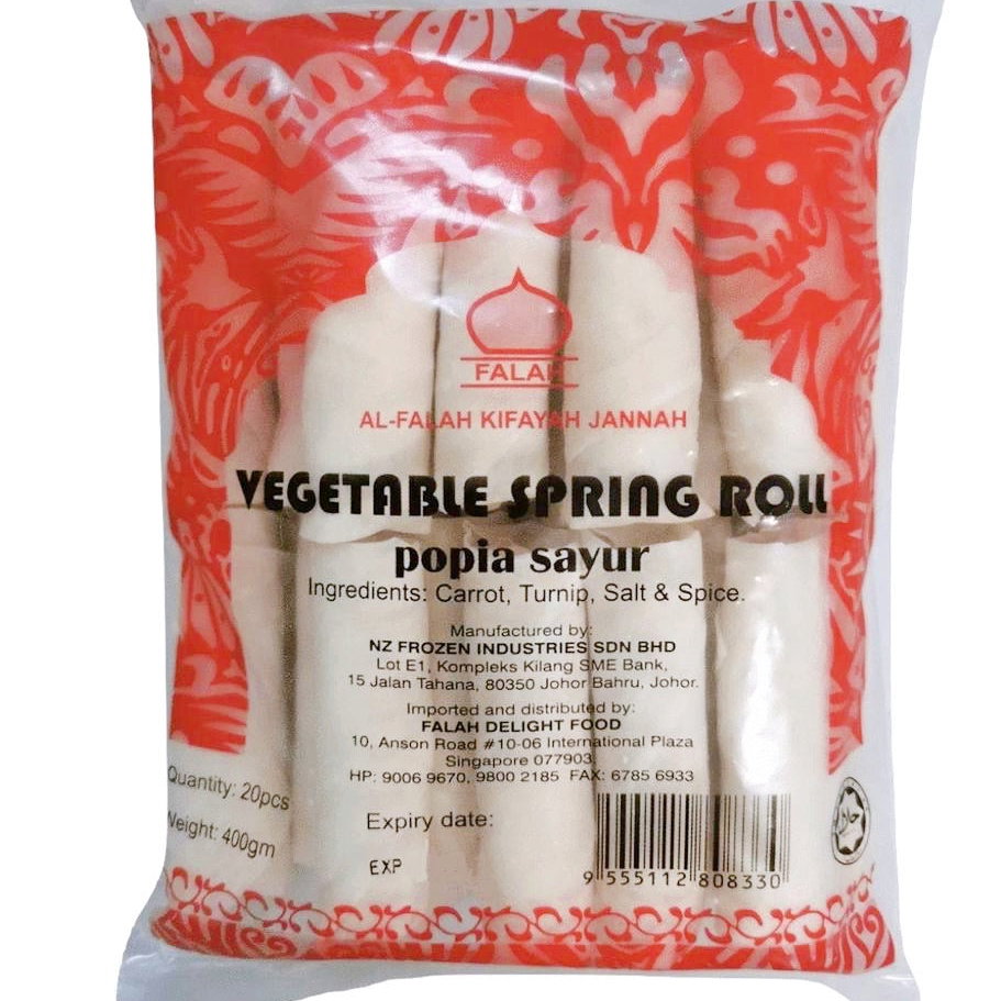 FALAH VEGETABLE SPRING ROLL 20PCS_0