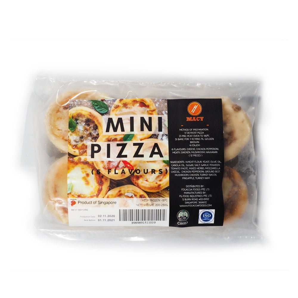 MACY MINI PIZZA 6 FLAVORS