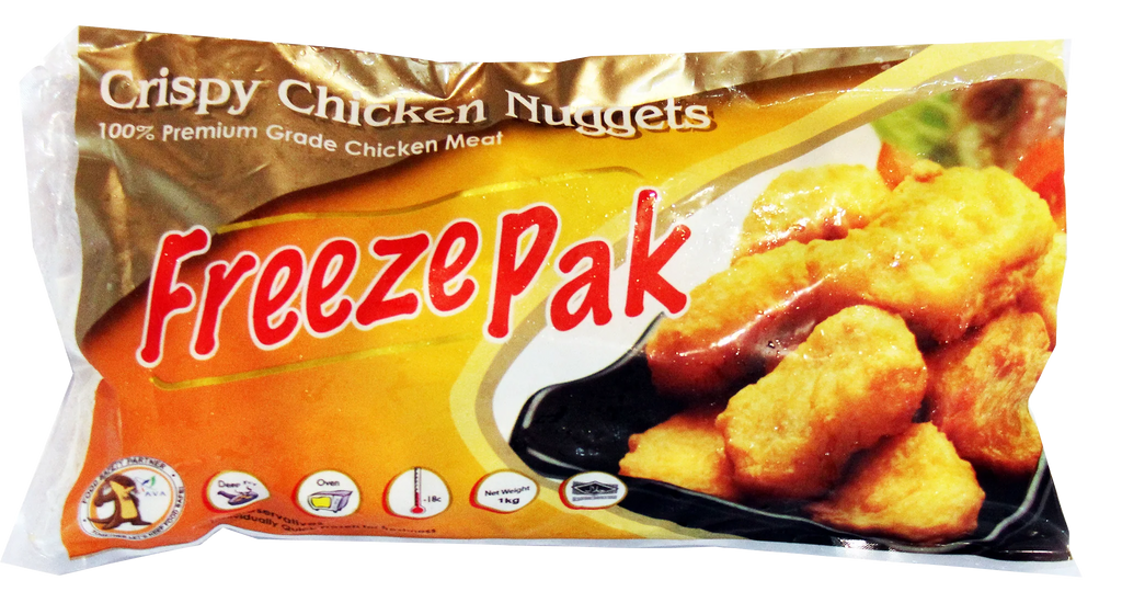 FREEZEPAK CHICKEN NUGGETS 1KG