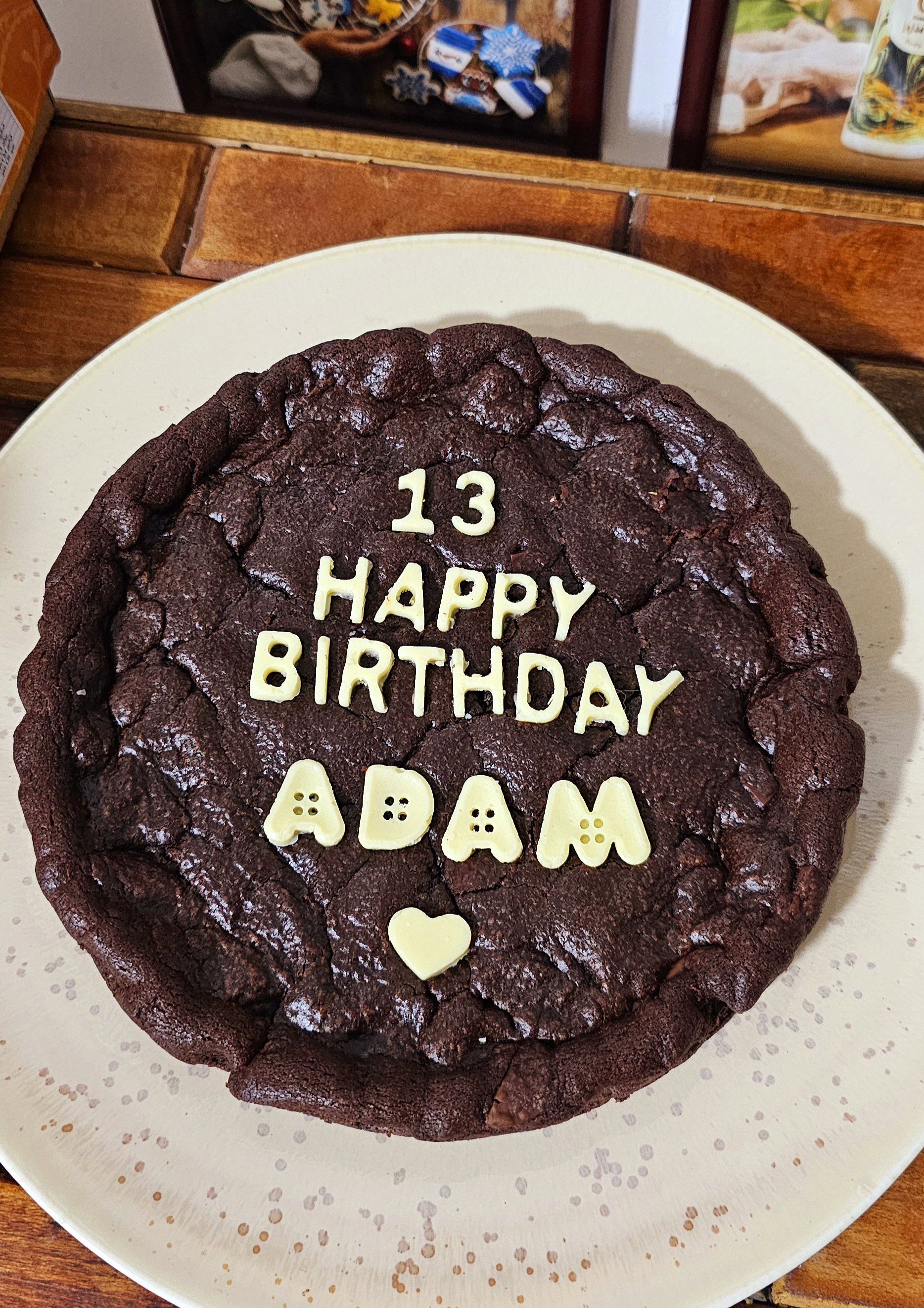 Triple Chocolate Cookie Cake (8 Slices)_0