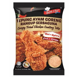 BON CHEF TEPUNG AYAM GORENG HOT N SPICY 1KG