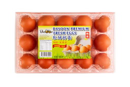 DASOON PREMIUM FRESH AA EGGS 15PCS 900GM