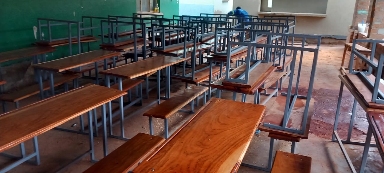 Double seater school desk _4