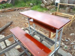 Double seater school desk 