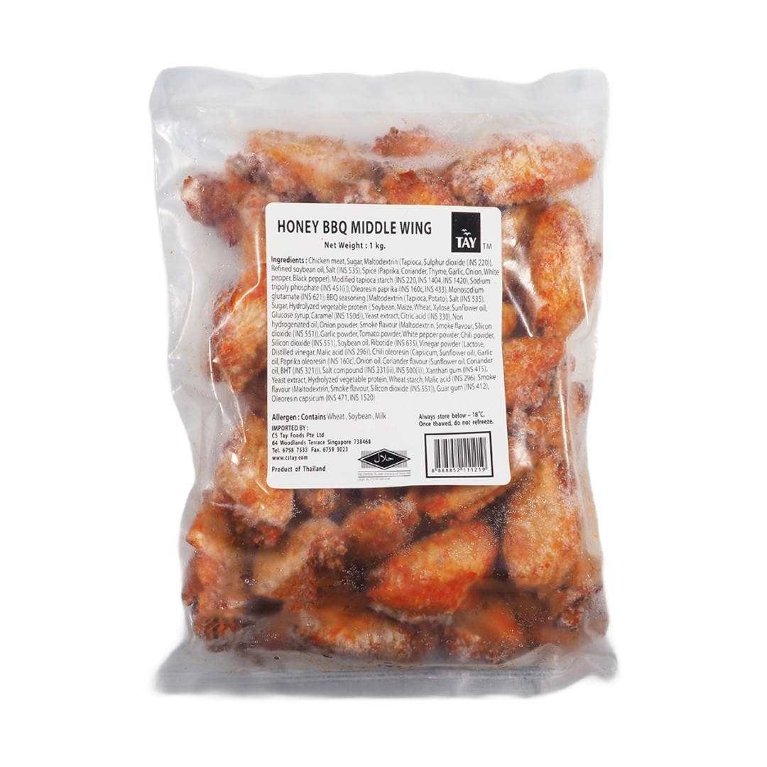 CS TAY HONEY BBQ MIDDLE WING 1KG