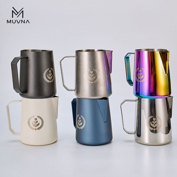 MUVNA - Latte Pitcher - Black 350ml_1