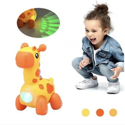 Jolie girafe avec musique et lumière Enfant  à partir de 6 mois+