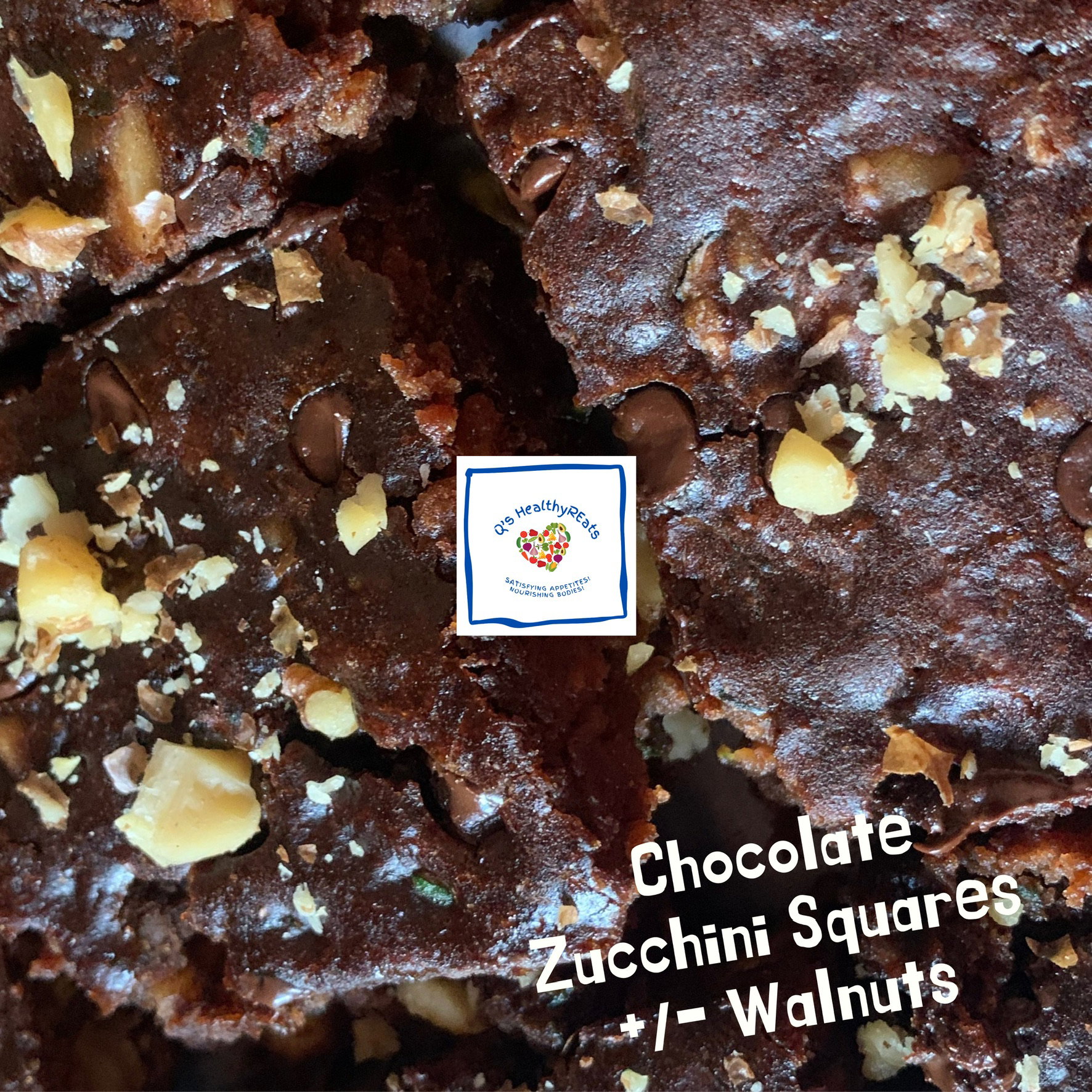 Chocolate Walnut Zucchini Squares **GLUTEN-FREE!** _0
